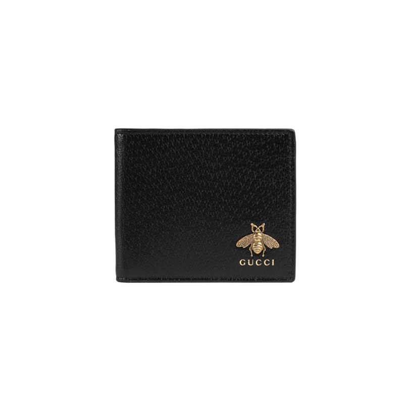 Gucci 구찌 애니멀리에 레더 반지갑 블랙