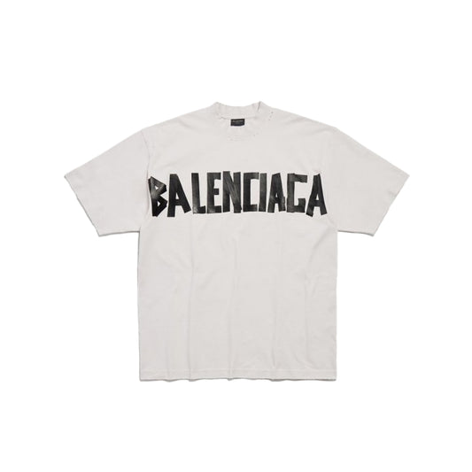 Balenciaga 테이프 타입(Tape Type) 미디엄 핏 티셔츠 *국내배송*