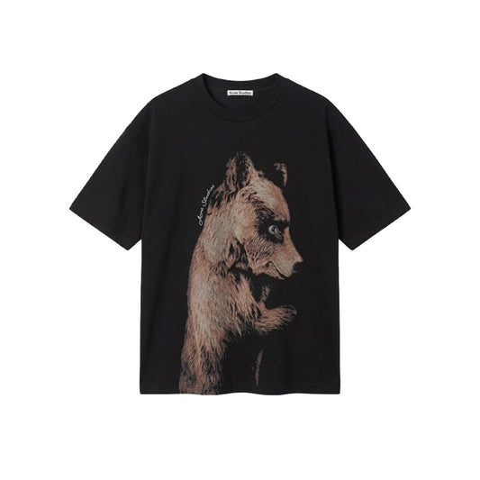 Acne Studios 아크네스튜디오 티셔츠 Relaxed Fit Black *국내배송*