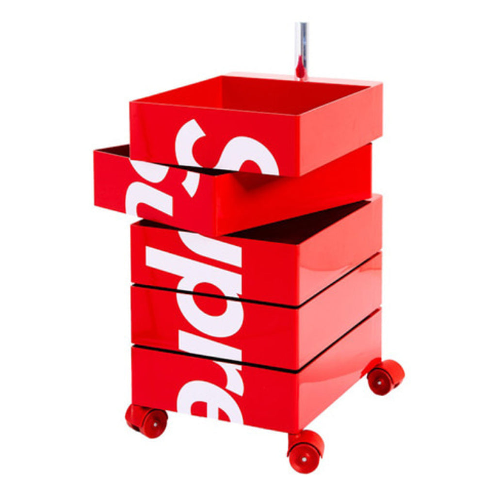 Supreme Magis 5 Drawer 360 Container - 21FW 마지스 360도 회전 5단 서랍장 (레드)