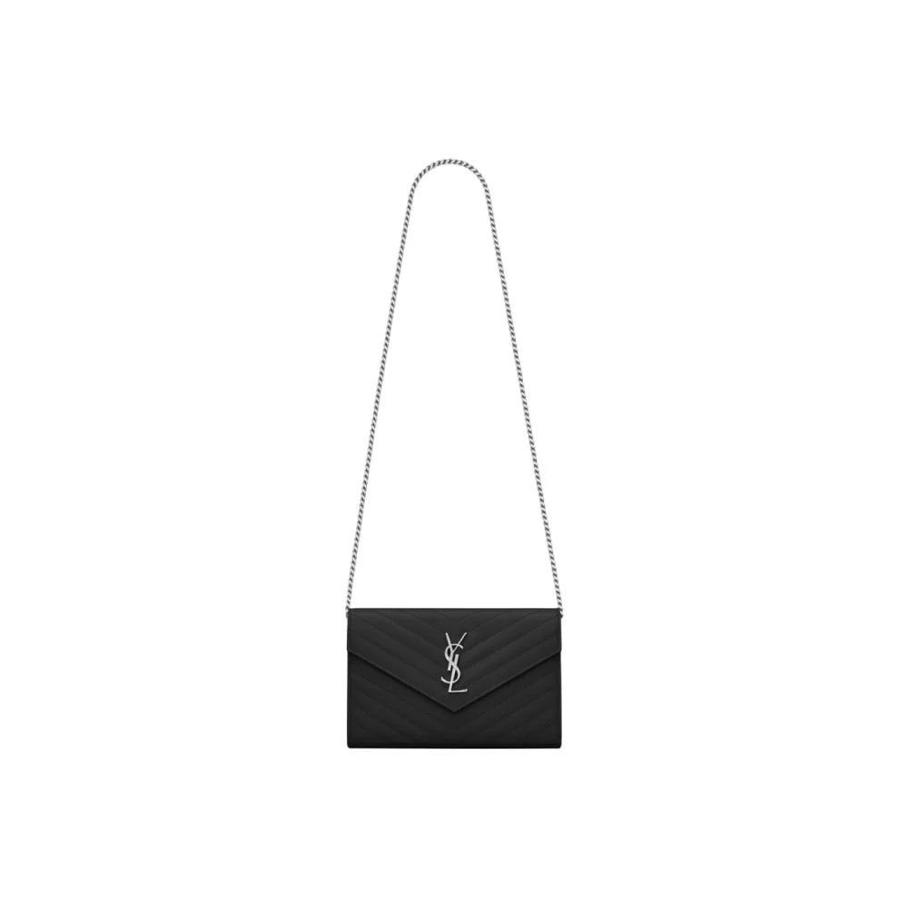 SAINT LAURENT YSL 모노그램 미디움 woc백 은장