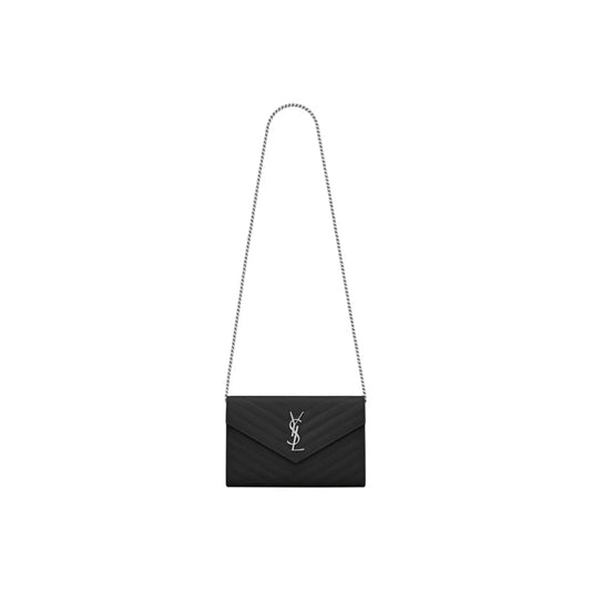 SAINT LAURENT YSL 모노그램 미디움 woc백 은장